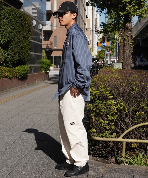 「SANTA CRUZ」 長袖シャツ X-LARGE ライトベージュ メンズ_画像9