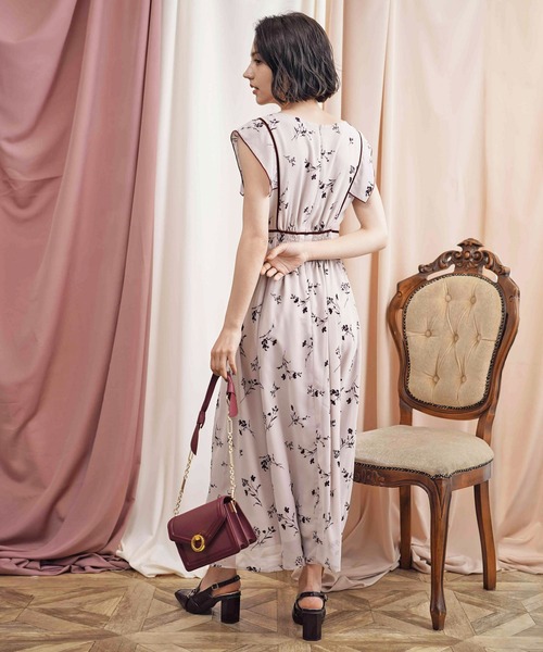 「NOELA」 半袖ワンピース S ベージュ レディース_画像9