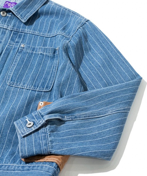 Mountain Mania（マウンテンマニア） カバーオール Pin-Stripe Denim