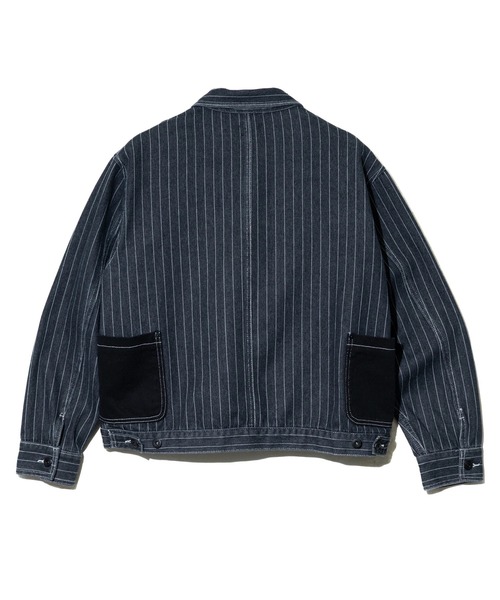 Mountain Mania（マウンテンマニア） カバーオール Pin-Stripe Denim