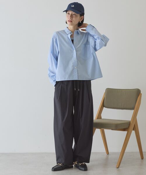 「AMERICAN HOLIC」 長袖シャツ L ブルー系その他7 レディース_画像5