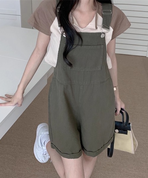 未使用✨ ADEAM オールインワン　サロペット　ショートパンツ アディアム GLAMOROUS JANE（グラマラスジェーン） オールインワン ショートパンツ