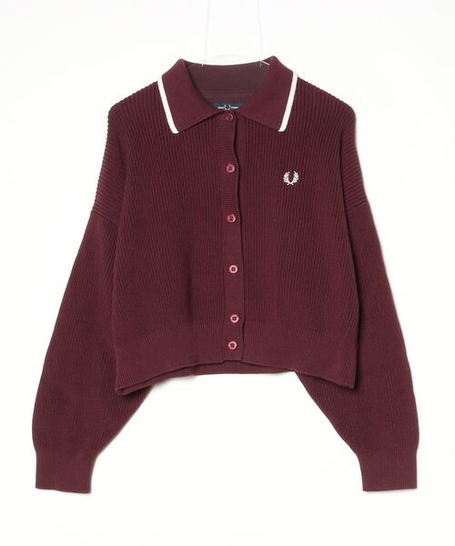 Ray BEAMS（レイ ビームス） ニットカーディガン ONE SIZE レッド系 