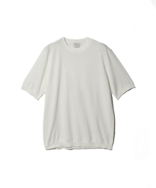 セーター ニット ESTNATION / リネンコットン クルーネックニット メンズの画像