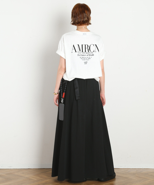 AMERICANA（アメリカーナ） tシャツ 半袖 「AMERICANA/アメリカーナ