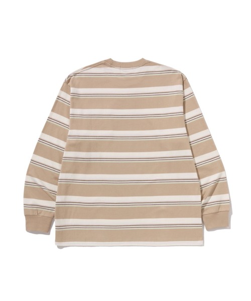 A BATHING APE（アベイシングエイプ） 長袖Tシャツ LARGE ベージュ 