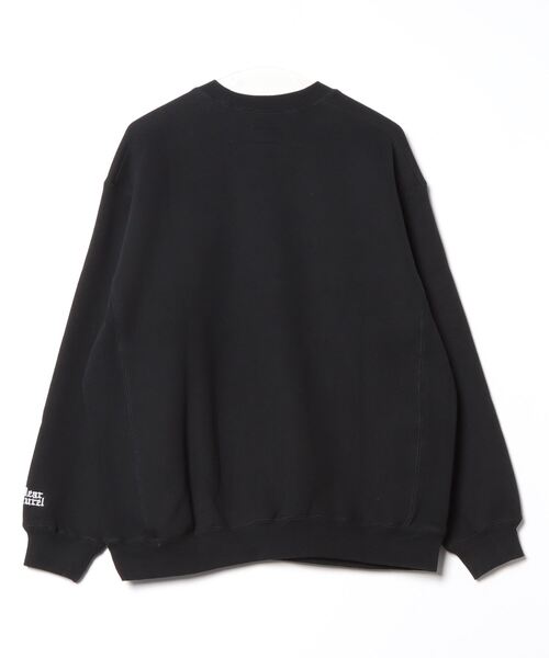 「ムラサキスポーツ」 スウェットカットソー X-LARGE ネイビー メンズ_画像2