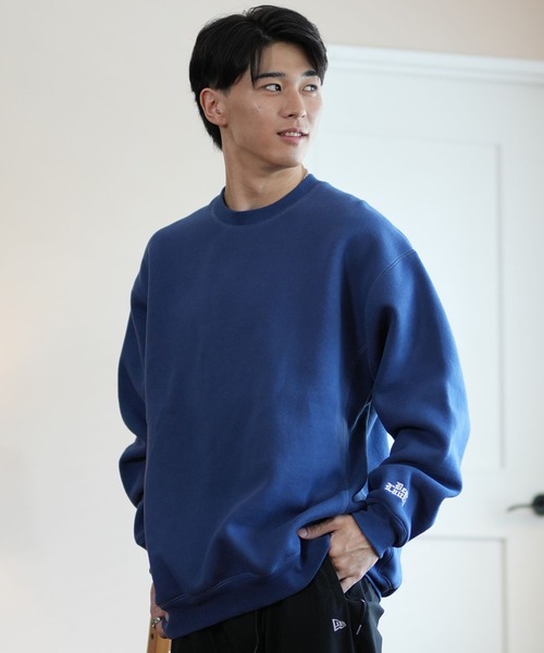 「ムラサキスポーツ」 スウェットカットソー X-LARGE ネイビー メンズ_画像5