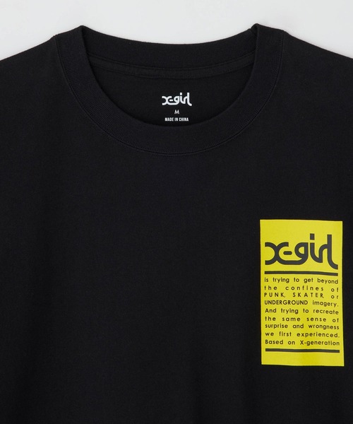 「X-girl」 半袖Tシャツ M ホワイト レディース_画像6