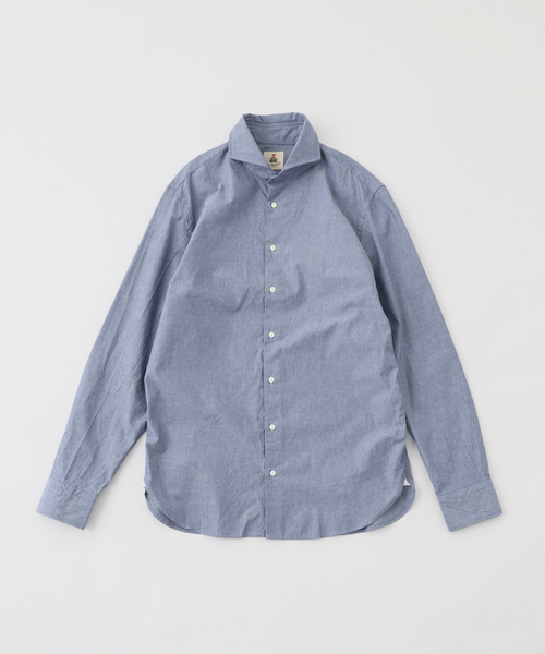 「GUY ROVER」 長袖シャツ SMALL ネイビー メンズ_画像5