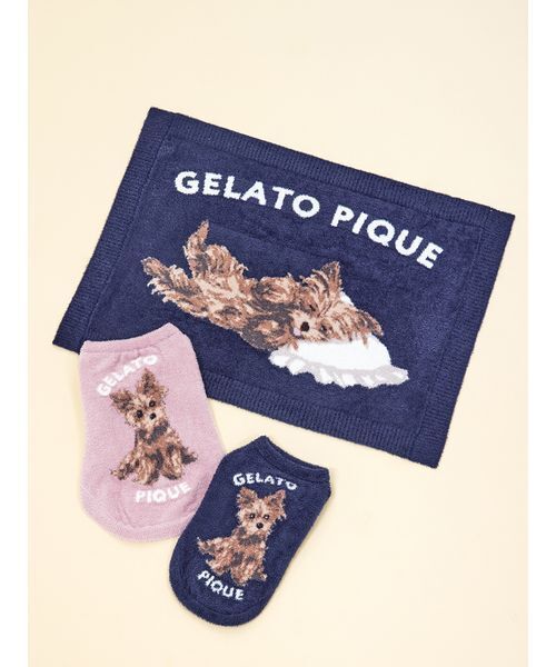 gelato pique（ジェラートピケ） 「CAT＆DOG」ヨークシャーテリア柄
