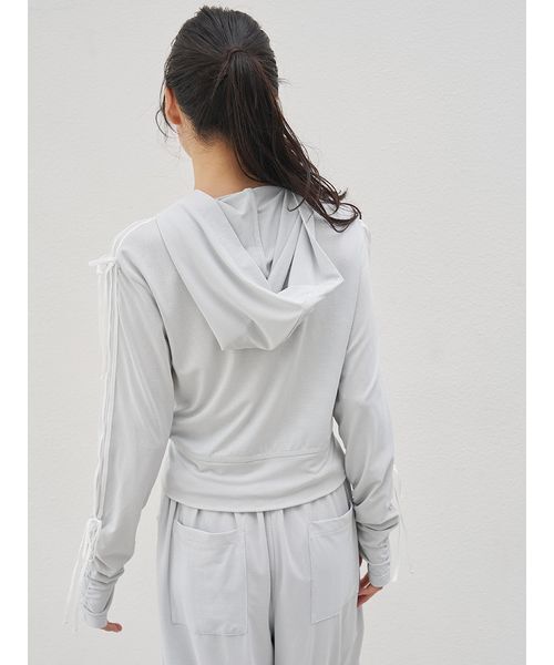SNIDEL ジップアップパーカー ホワイト SNIDEL（スナイデル） ジップアップパーカー F ホワイト レディース