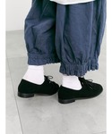 パンツ 「tukuroi」コットンジャカード製...の詳細画像3