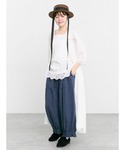 パンツ 「tukuroi」コットンジャカード製...の詳細画像5