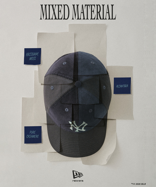 NEW ERA（ニューエラ） キャップ 帽子 メンズ 別注 MIXED MATERIAL NYY