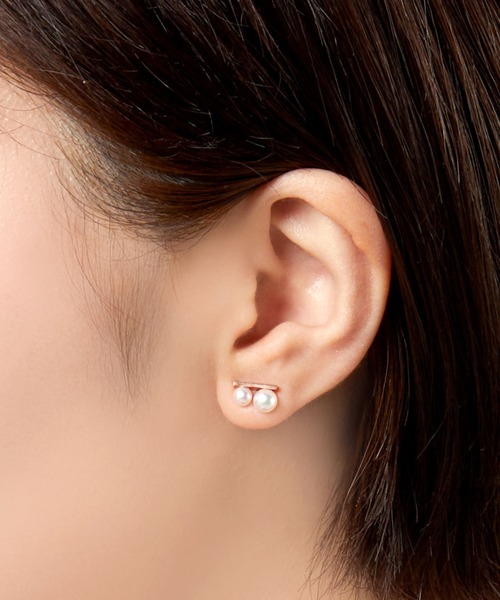 VENDOME AOYAMA（ヴァンドーム青山） ピアス K10ピンクゴールド