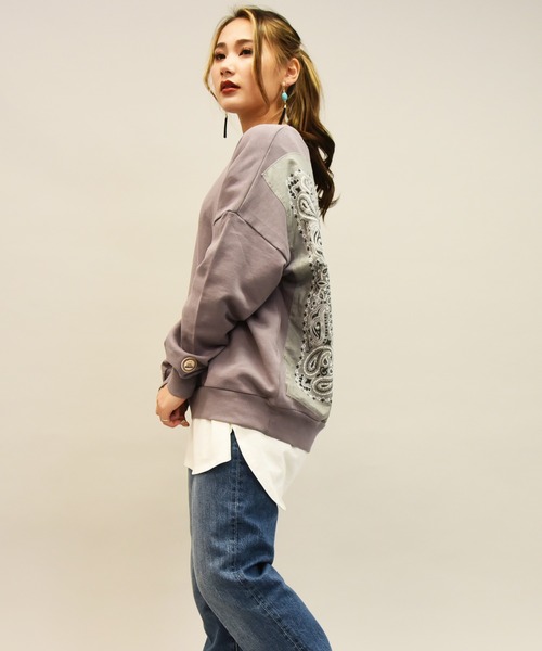 LEAD（リード） トレーナー スウェット バンダナremakeBIG SWEAT