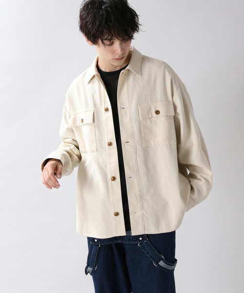 RAGEBLUE シャツ ブラウス ＜USAコットン使用＞ツイルCPOシャツ 