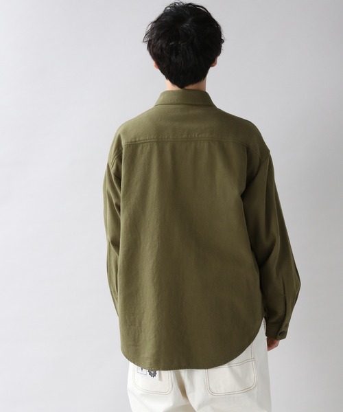 RAGEBLUE シャツ ブラウス ＜USAコットン使用＞ツイルCPOシャツ 
