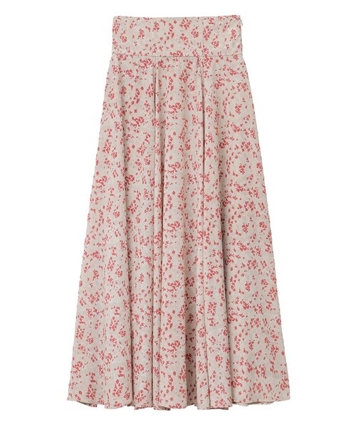 CLANE クラネ 定価2.8万 女っぷり たっぷりフラワー フレア スカート CLANE スカート 【CLANE/クラネ】ジャカードフラワーフレア