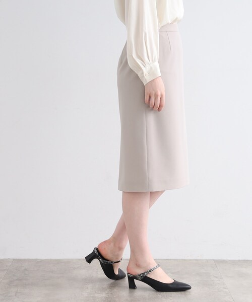INDIVI（インディヴィ） スカートスーツ 「洗える/UVケア/エコ/日本製