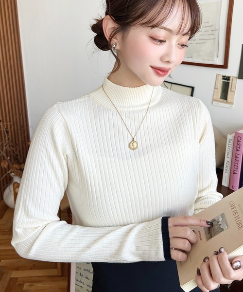 moment+ ニット セーター 「累計販売枚数10万枚突破！」12G ボトル