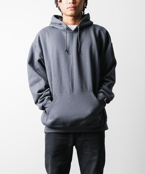 未着用 プルオーバー パーカー 社畜 (どれい) Mサイズ グレー オモシロ JERZEES パーカー JERZEESNUBLEND 8.0oz裏起毛ベーシックプル