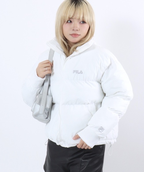 FILA（フィラ） ダウンジャケット ダウン 別注 スタンドネックフェイク