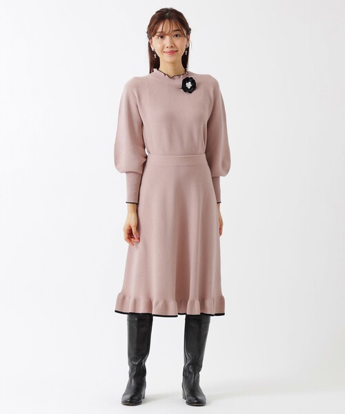新品　to be chic ニットフレアスカート 楽天市場】ニットスカート マキシ丈 レディース スカート 冬