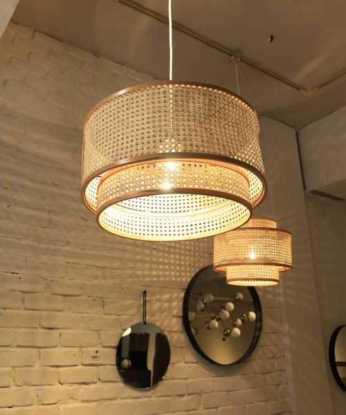 MONIQUE CHARTLAND by GOODY GRAMS 照明 RATTAN LIGHT L : ZOZOTOWN