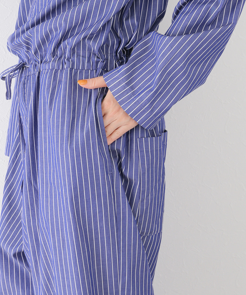 JOURNAL STANDARD LUXE パンツ ムジ.ストライプ オールインワン