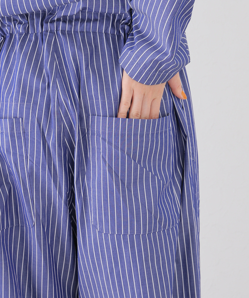 JOURNAL STANDARD LUXE パンツ ムジ.ストライプ オールインワン