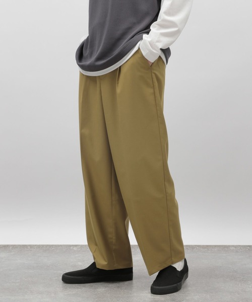 LAKOLE パンツ SMOOTH TRワイドパンツ / 966572 メンズ : ZOZOTOWN  