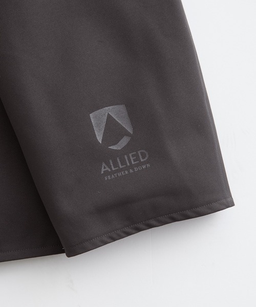 ジャケット ノーカラージャケット 【ALLIED/アライド】 LOFTECH ノーカラージャケット ブルゾン / 撥水性 / 保温性 ノーカラージャケット ポリエステル ALLIED/アライド LOFTECH ブルゾン 撥水性 ADAM ET 100%