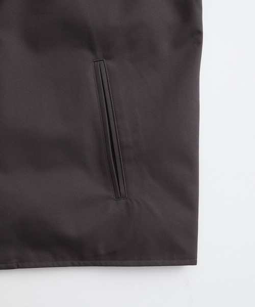 ジャケット ノーカラージャケット 【ALLIED/アライド】 LOFTECH ノーカラージャケット ブルゾン / 撥水性 / 保温性 ノーカラージャケット ポリエステル ALLIED/アライド LOFTECH ブルゾン 撥水性 ADAM ET 100%