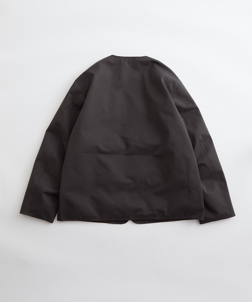 ジャケット ノーカラージャケット 【ALLIED/アライド】 LOFTECH ノーカラージャケット ブルゾン / 撥水性 / 保温性 ノーカラージャケット ポリエステル ALLIED/アライド LOFTECH ブルゾン 撥水性 ADAM ET 100%