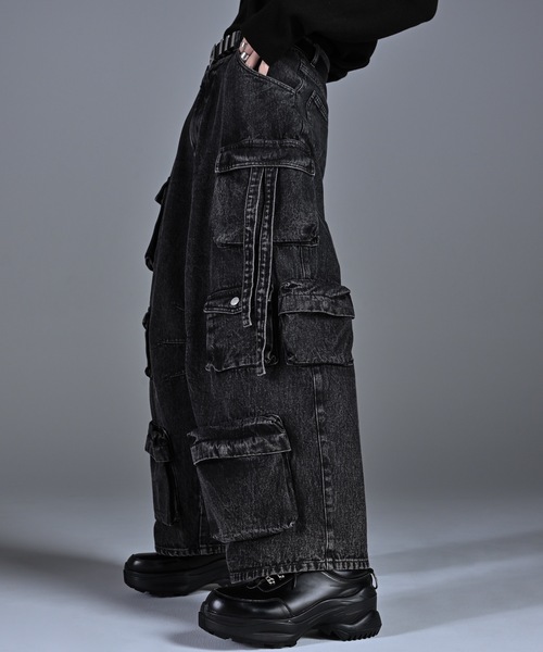 パンツ ADRER parachute cargo pants denim ADRER カーゴパンツ parachute cargo pants メンズ レディース