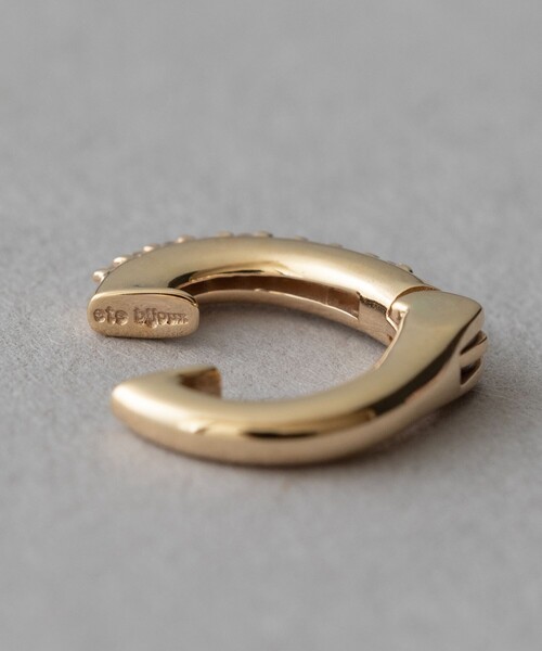 ete bijoux（エテ ビジュー） イヤリング K10YG ダイヤモンド