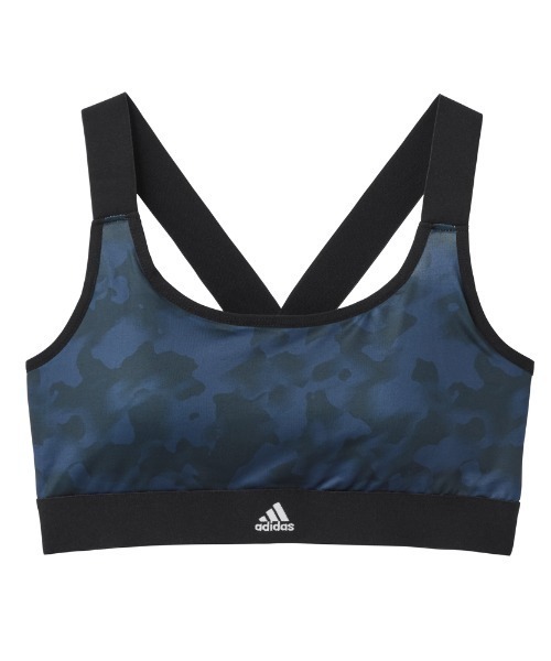 adidas スポーツブラ adidas/アディダス ロゴプリント 吸汗速乾