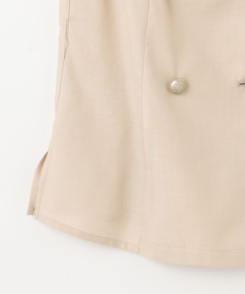 GRACE CONTINENTAL / グレースコンチネンタル リネンタッチダブルブラウス リネンタッチダブルブラウス / GRACE CONTINENTAL | GRACE