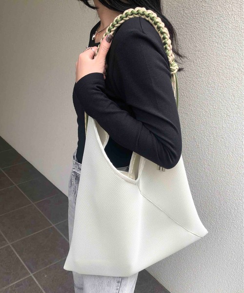 トートバッグ バッグ LE VERNIS(ル・ベルニ)Paracord handle mesh bag 