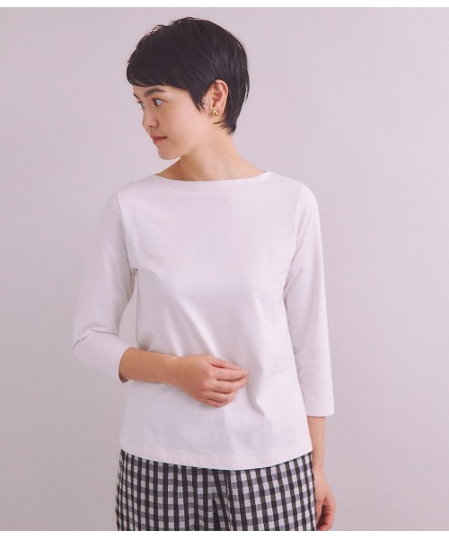 SIPULI（シプリ） tシャツ 「Elama」Organic Cotton Cross Jersey
