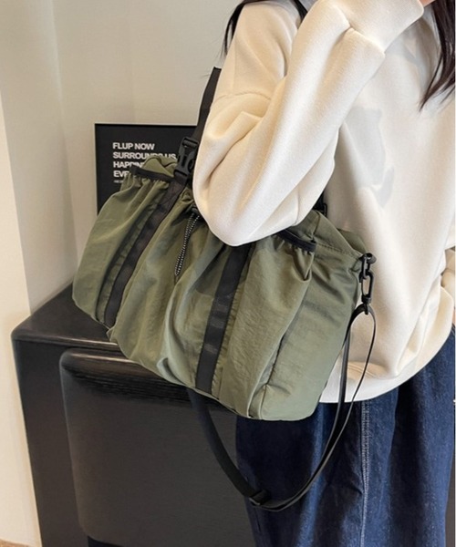 lit.Cy ボストンバッグ 2way ドロストボストンバッグ スポーツ
