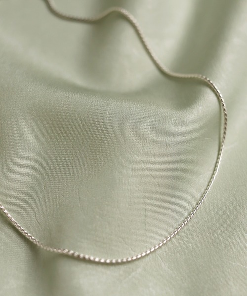 TEN. ネックレス SILVER925 ツイストチェーンネックレス 38cm