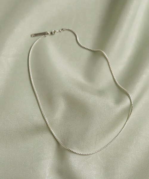 TEN. ネックレス SILVER925 ツイストチェーンネックレス 38cm
