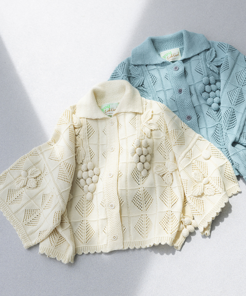 ニット セーター 「YOU LOOK GOOD×JS」モチーフクロシェプルオーバー レディース JOURNAL STANDARD ニット セーター 「YOU LOOK GOOD×JS