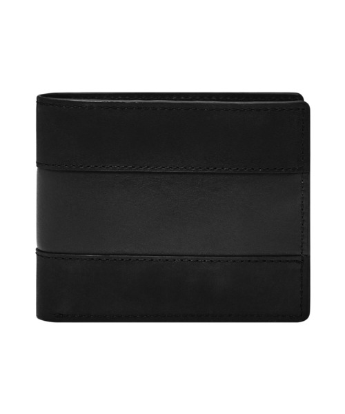 メンズFossil フォッシル二つ折り財布財布レザースライディング黒 メンズFossil フォッシル二つ折り財布財布レザースライディング黒