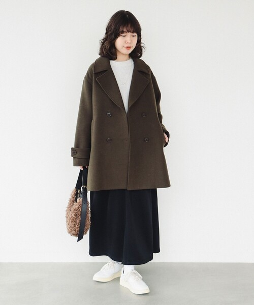 【新品タグ付】GRAMICCI × BEAMS 別注 ベージュ フレアスカート GRAMICCI（グラミチ） スカート 「別注」Gramicci / ニット フレア