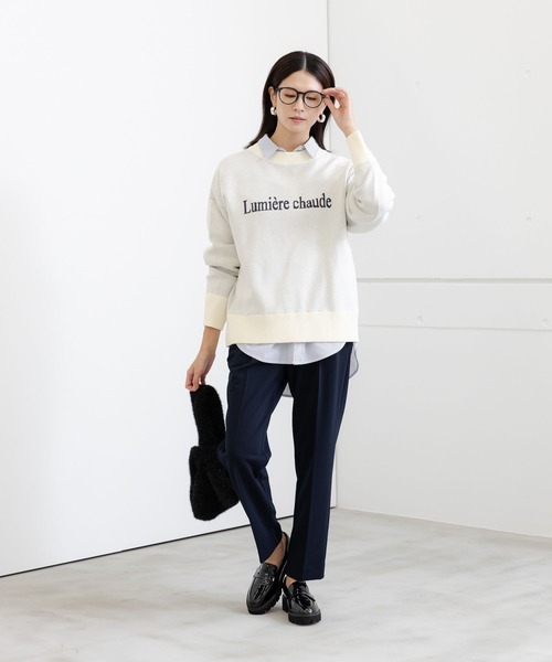 Elura（エルーラ） パンツ 「レギュラー／低身長サイズ」サマ見え