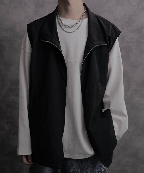 【新品】STERNBERG ウールサイドZIPステッチベスト Lサイズ STERNBERG（スタンバーグ）の「STERNBERG/サイドZIPステッチ